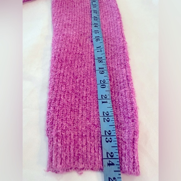 brand: Appleseed's, size M, knitted sweater, pink color. - Picture 5 of 9